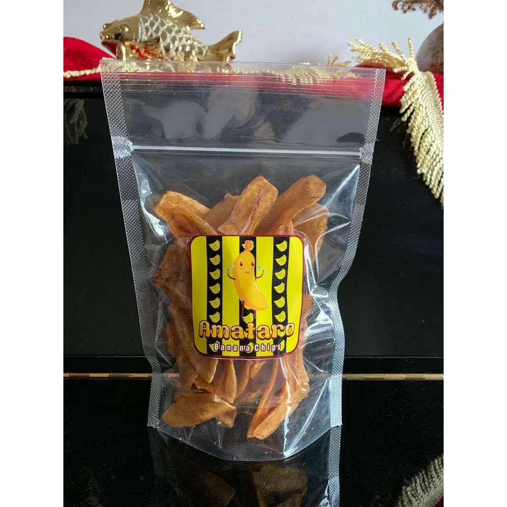 AMATARO Kripik Keripik Pisang Premium Banana Chips Snack Jajanan Enak 100gr