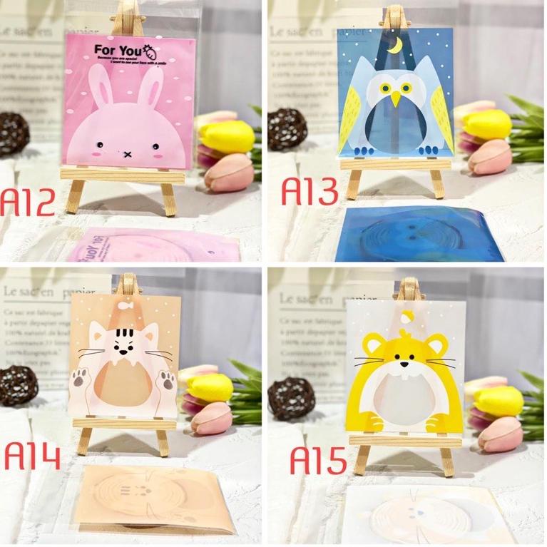 

[WYG8267] 100PCS Packing cookies lucu 10x10 kemasan kue lucu unik goddie bag plastik cookies