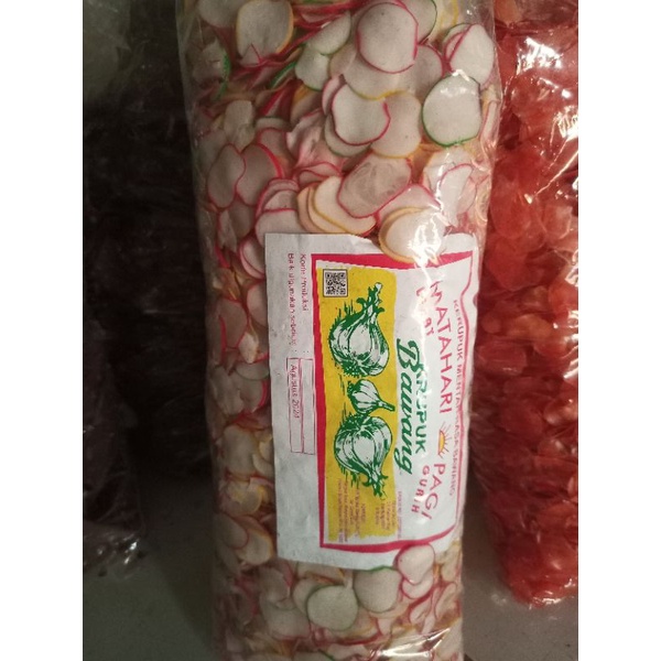 

Kerupuk bawang warna isi 2,5 kg