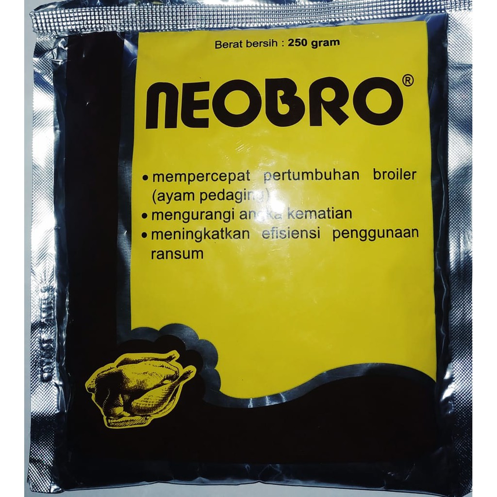 

Neobro Mempercepat Pertumbuhan Ayam Broiler 250g