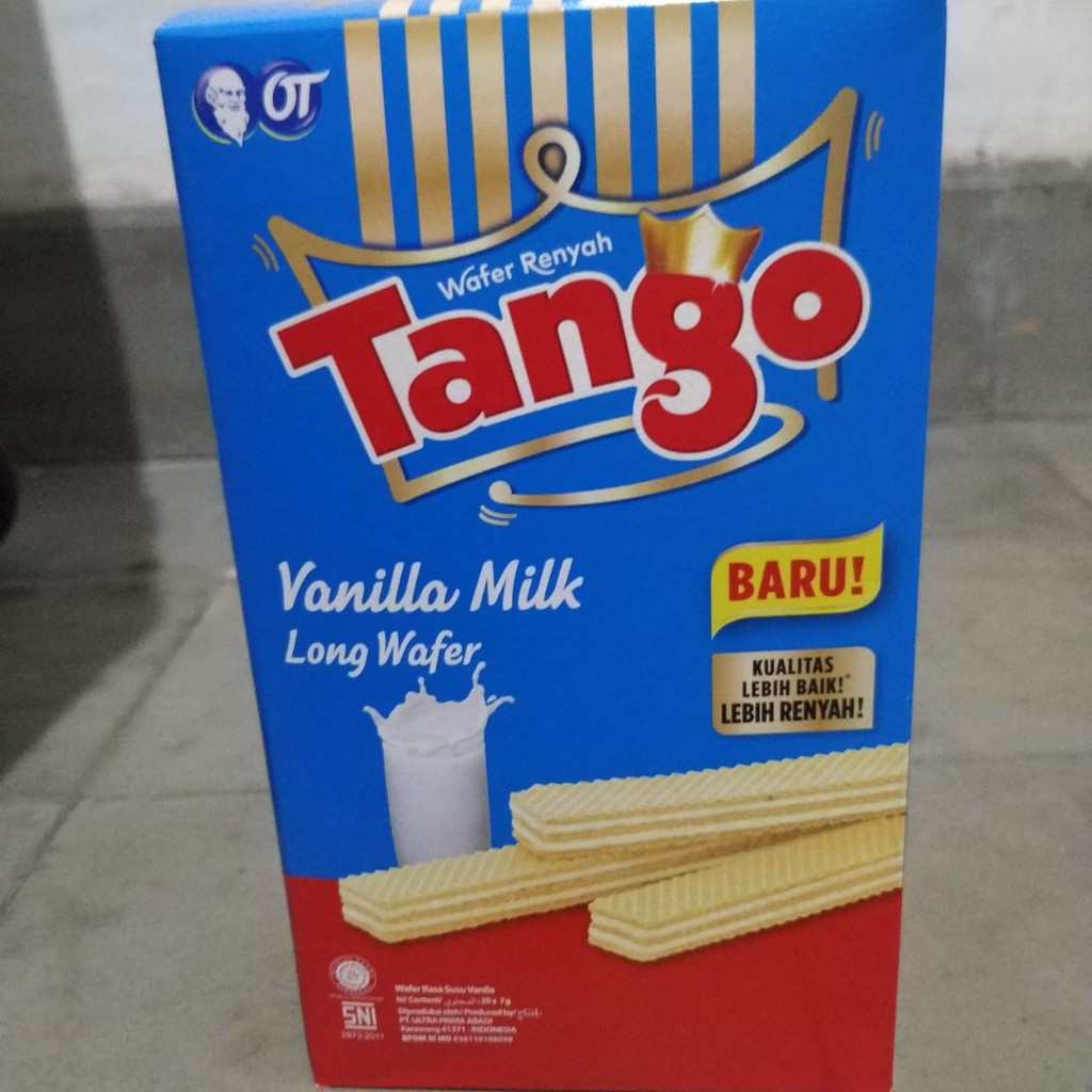 Tango Long Wafer Vanilla Milk 20 x 7,8 gr