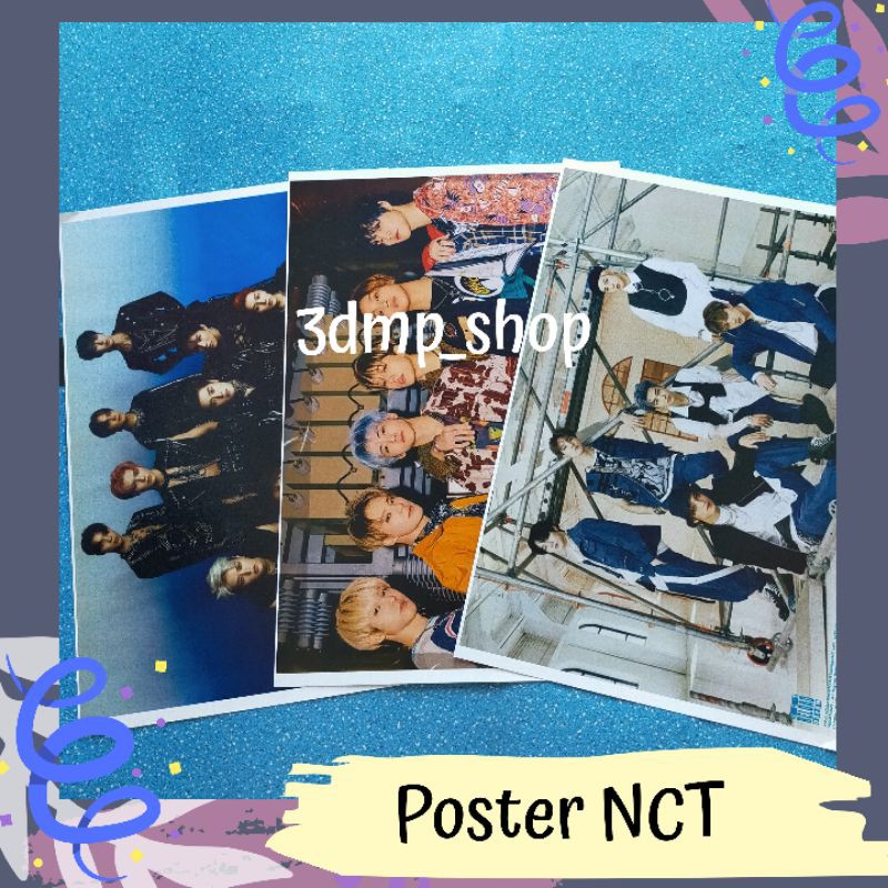 POSTER NCT DREAM RELOAD RIDIN ROLLIN