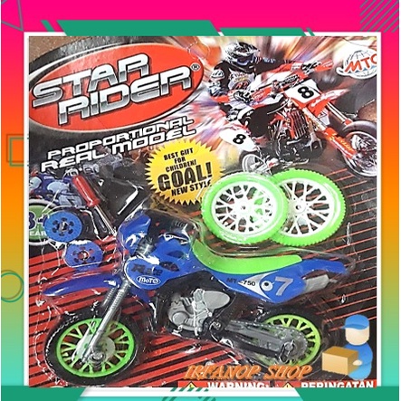 Mainan Star Raider Anak Motor Cross Kecil
