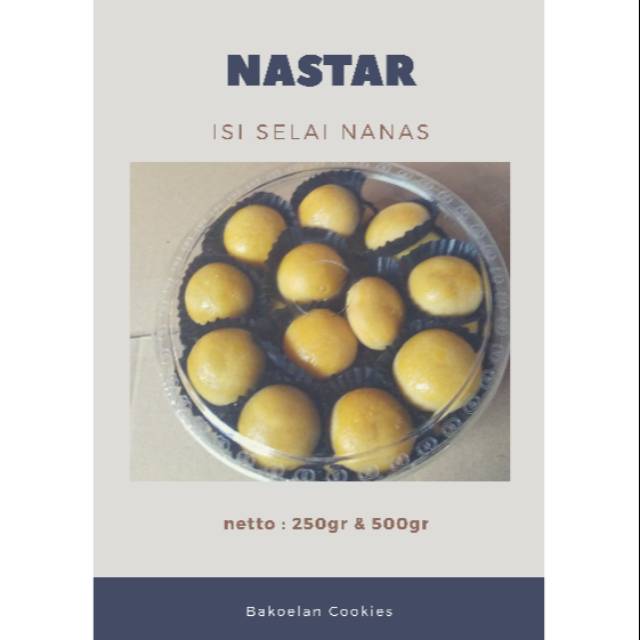 

[Bakoelan Cookies] Nastar isi selai nanas enak dan murah