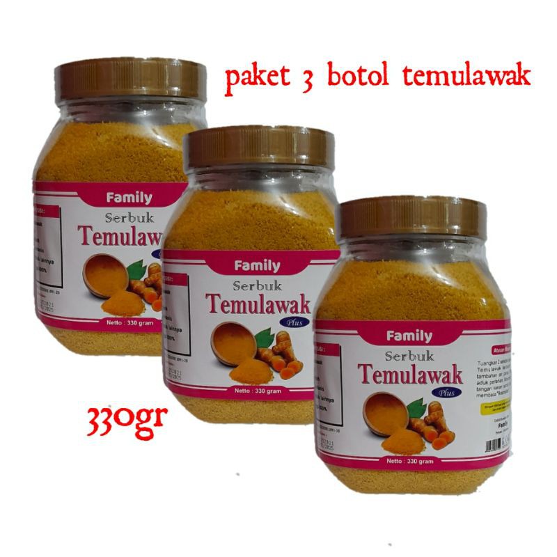 

Paket 3Toples Serbuk Temu Lawak Plus Kayu Manis