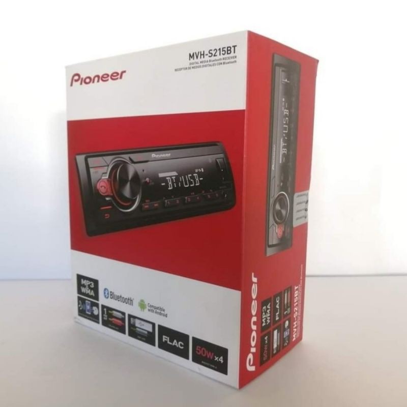 Single Din Pioneer MVH-S215BT Bluetooth FLAC