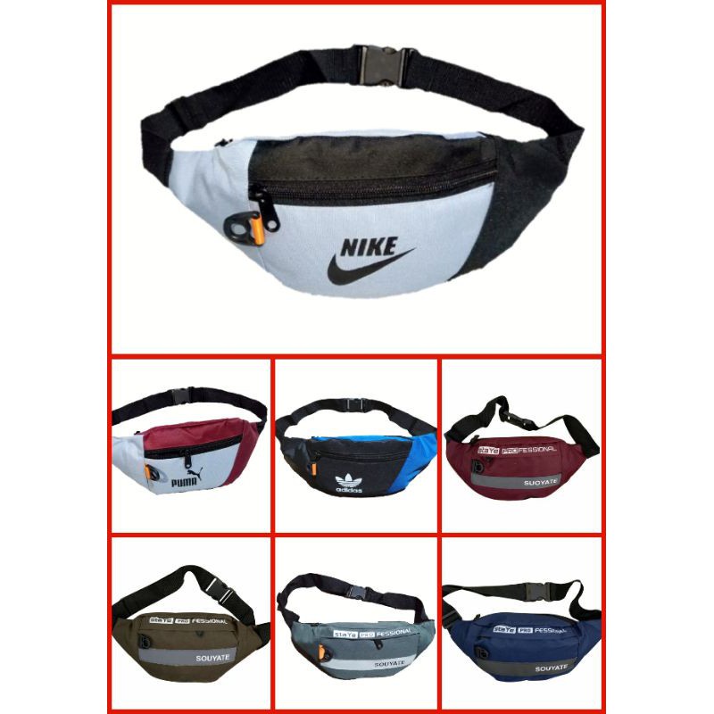 Tas Selempang Pria Murah Bagus/ waistbag pria murah bagus model random/tas gaul pria/tas pinggang/