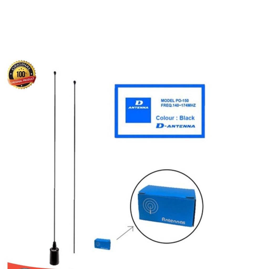 ANTENNA RADIO RIG HT LARSEN PO150 HITAM NEW