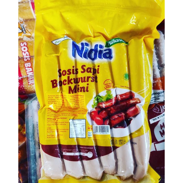 

NIDIA SOSIS SAPI MINI 500 GRAM