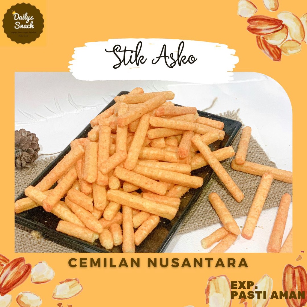 

SNACK KILOAN / MAKNAN RINGAN - STIK ASCO 250 GRAM
