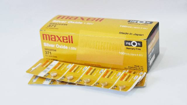 Baterai MAXELL SILVER OXIDE 371 SR920SW