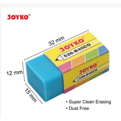 [PENGHAPUS] -  JOYKO 526-B40CO Penghapus/Eraser warna