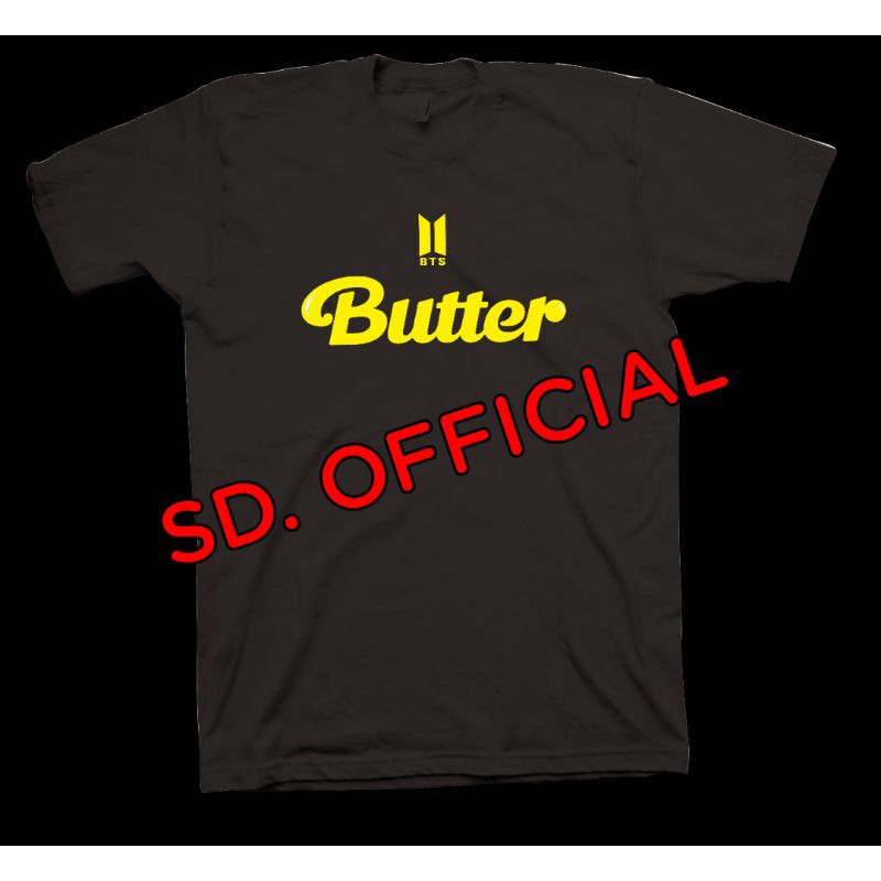 Kaos Bangtan BUTTER Logo bangtan