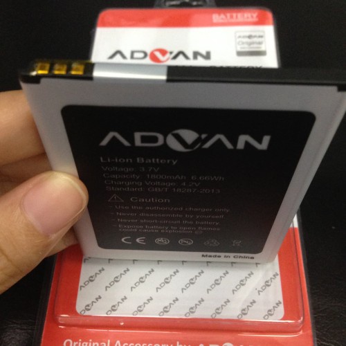 Baterai Advan S50 4G Original 99%