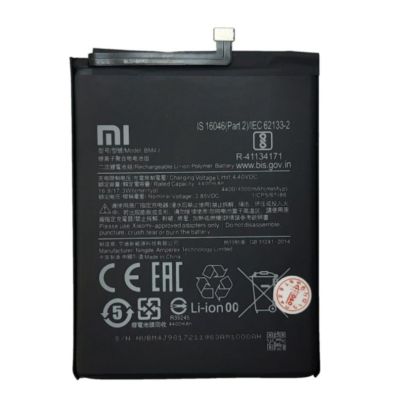 (P) Batre Baterai Battery Original Redmi Note 8 Pro BM4J