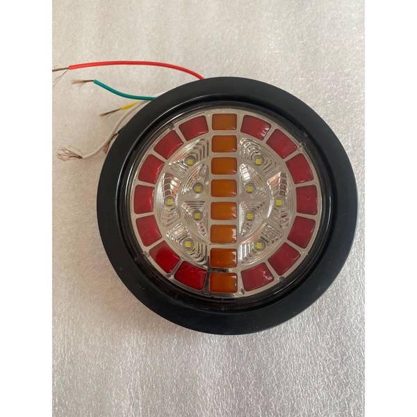 stop lamp lampu truk 24 volt model bulat 32 led