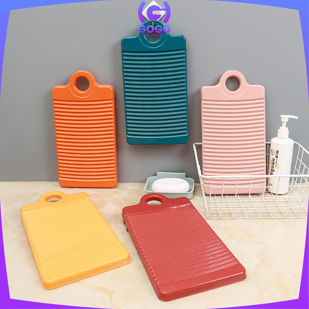 GOGO-C254 Papan Cuci Baju Alas Penggilesan / Papan Gilesan Pakaian Portable / Cuci Baju Manual