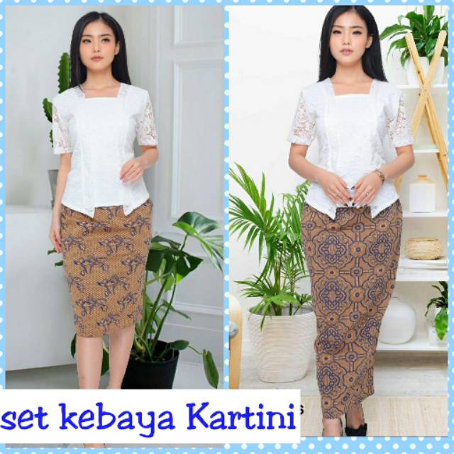 Set rok kebaya modern pendek & panjang