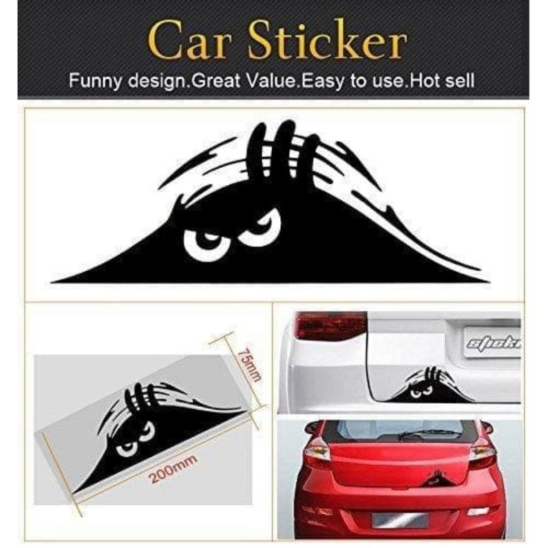 Termurah sticker ngintip stiker ngintip jdm
