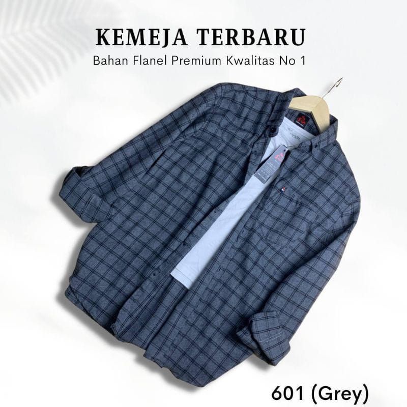 Kemeja Flanel Lengan Panjang Pria Wanita Motif Kotak Kotak Premium Murah Terbaru Unisex Modern Termurah Terlaris