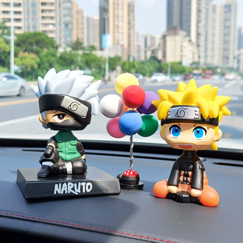 Pajangan Dashboard Mobil Figure Naruto Kakashi Anime Bobble head Kepala Goyang