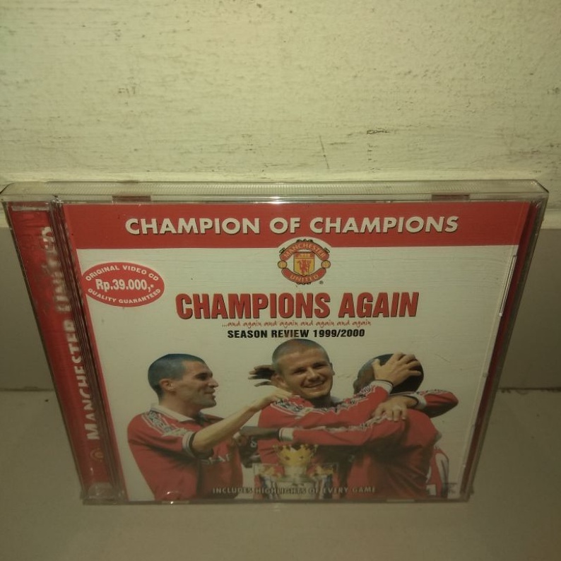 VCD Manchester United Original Champions Again Season Review 1999-2000
