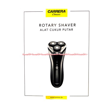 Carrera Rotary Shaver Alat Mesin Cukur Putar Bisa Dicharge Carera Shaving Pisau Cukur Pria Laki Laki Cowok Bisa Berputar Karerra Rotari