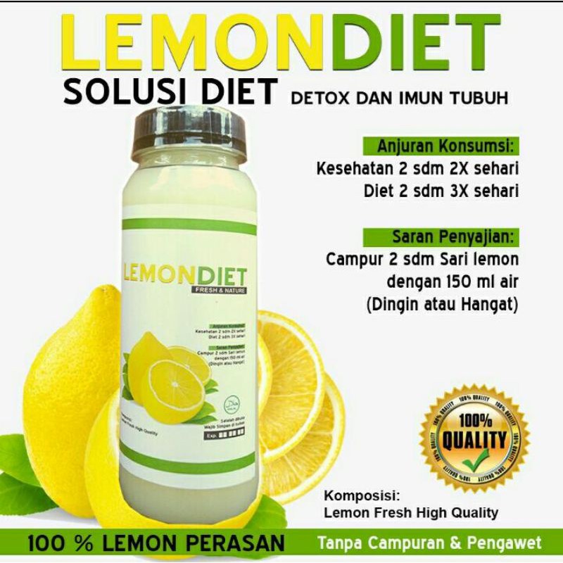 

Lemon Diet - 100% Perasan murni Tanpa campuran