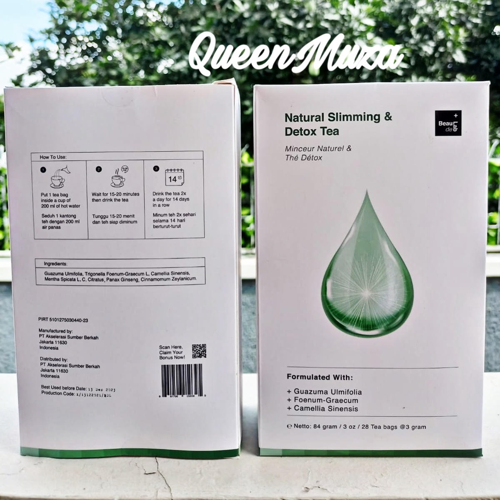 Beaudelab Tea Teh Detoks Diet Slimming Detox beautylab inc BPOM