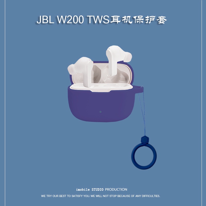 Jbl W200TWS Jblw200 Tws Case Pelindung Headset Bluetooth Anti Jatuh Dengan Gantungan Kunci Astronot