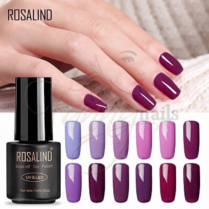 ROSALIND PURPLE 7ml purple series lilac rosalind color uv soak off gel polish kutek gel