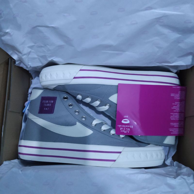 Sepatu Compass X Unkl 347 Retrograde Hi Decon Grey