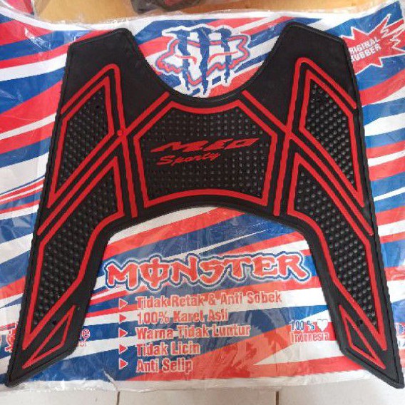 Karpet Mio Sporty / Smile Alas Pijakan Kaki Motor Yamaha Mio Sporty Mio Smile Mio Lama