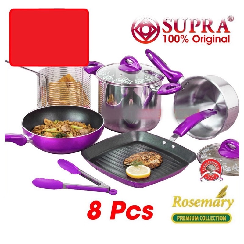 Panci set Subron rainbow/supra cookware set/Panci set rivera bmw