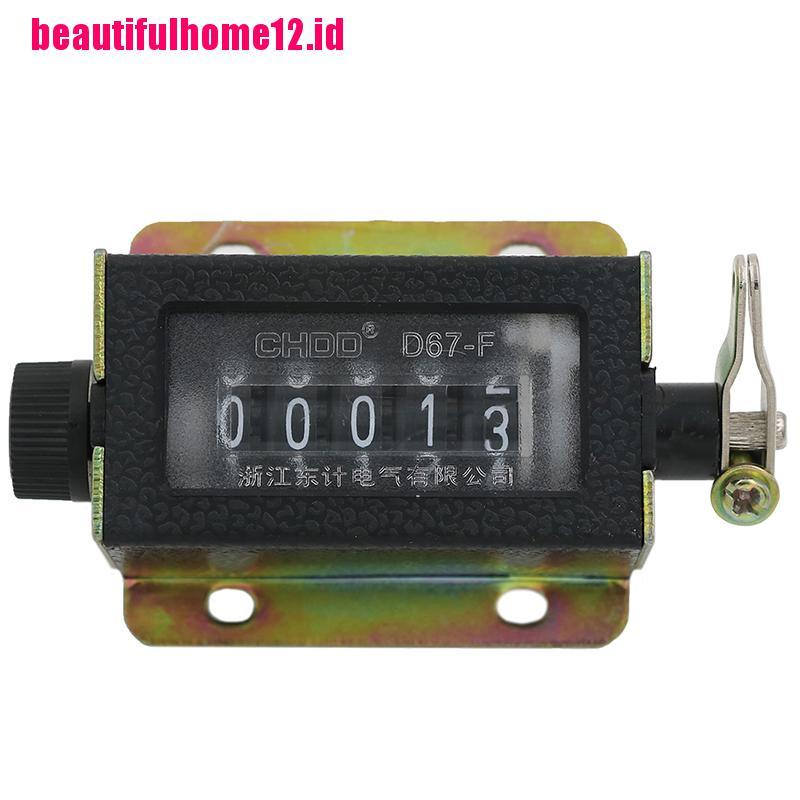 Tally Counter Mekanik Manual 5 Digit 0-99999 D67-F