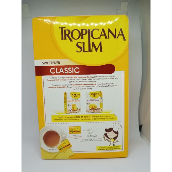 TROPICANA SLIM SWEETENER CLASSIC 50 SACHET