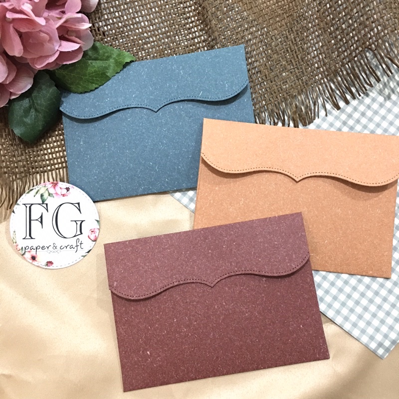 

Amplop Fancy 5pcs, Tebal 9x12.5cm curve cut by fgpaper