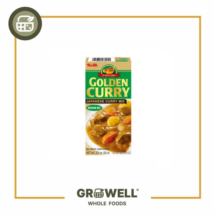 

S&B Golden Curry Mix Med Hot 92Gr