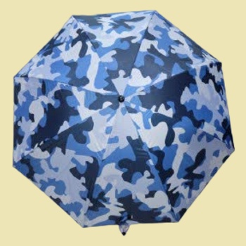 Umbrella Payung Golf Lipat Otomatis Anti Uv Motif Army Lapis Silver Ke125