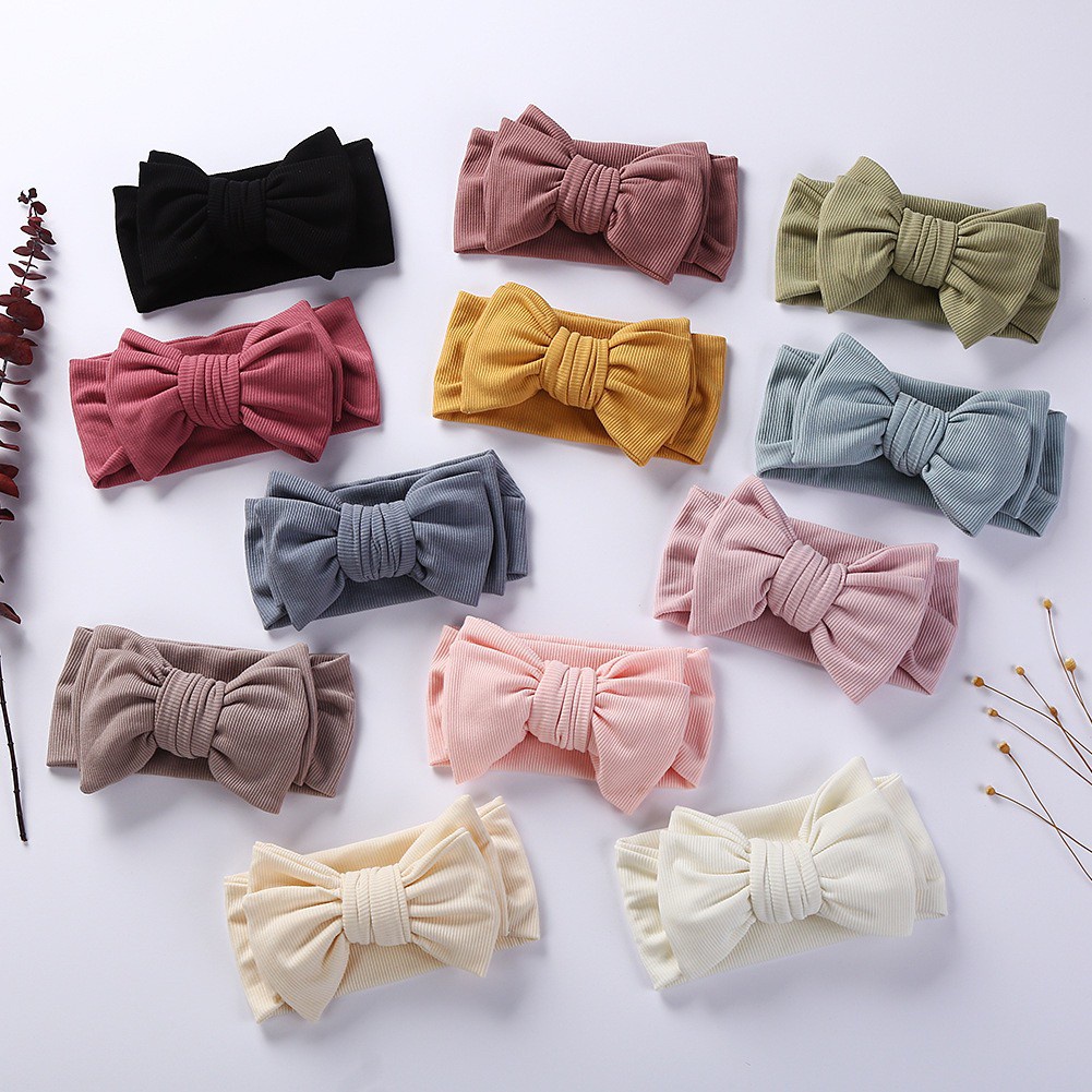 (Big Bow) Bandana bayi headband jumbo premium import pita anak perempuan catalog QUIN NO