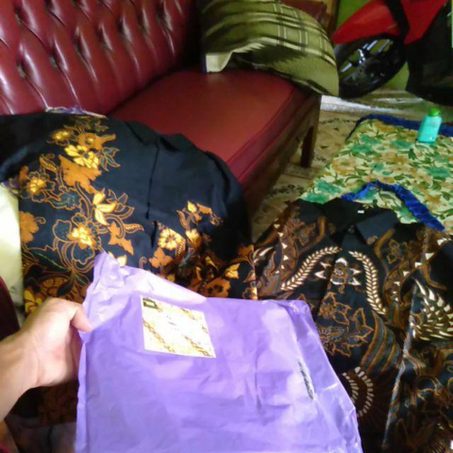 Astama Eksklusif Batik Solo Lengan Pendek Murah Bahan Katun Halus Batik Sogan Sragenan Full Furing