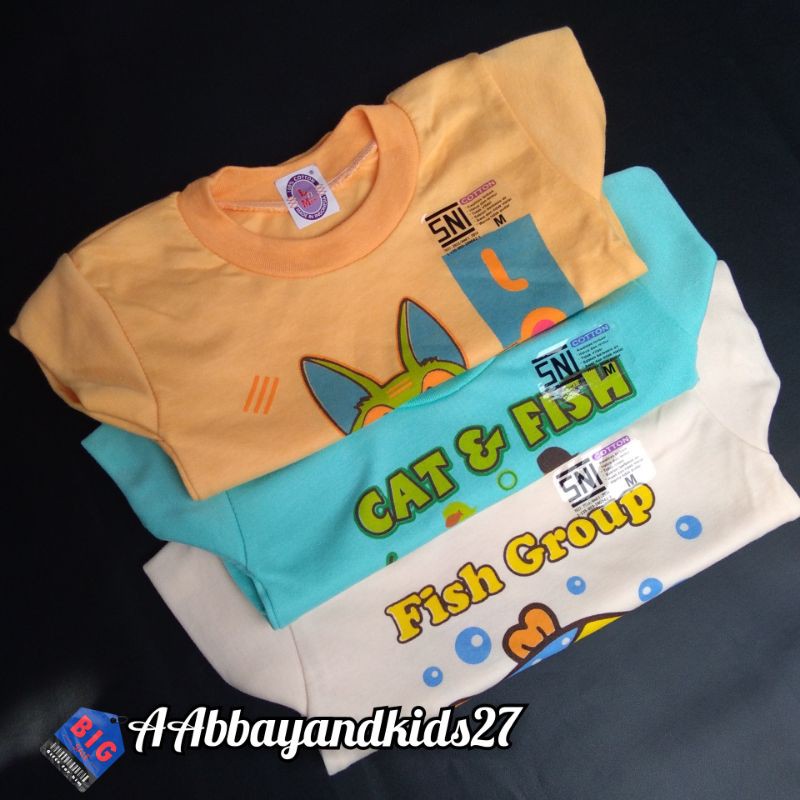 Love N Mom 1PC Kaos Oblong Bayi Sablon Bahan Lembut dan SNI Ukuran S-XL