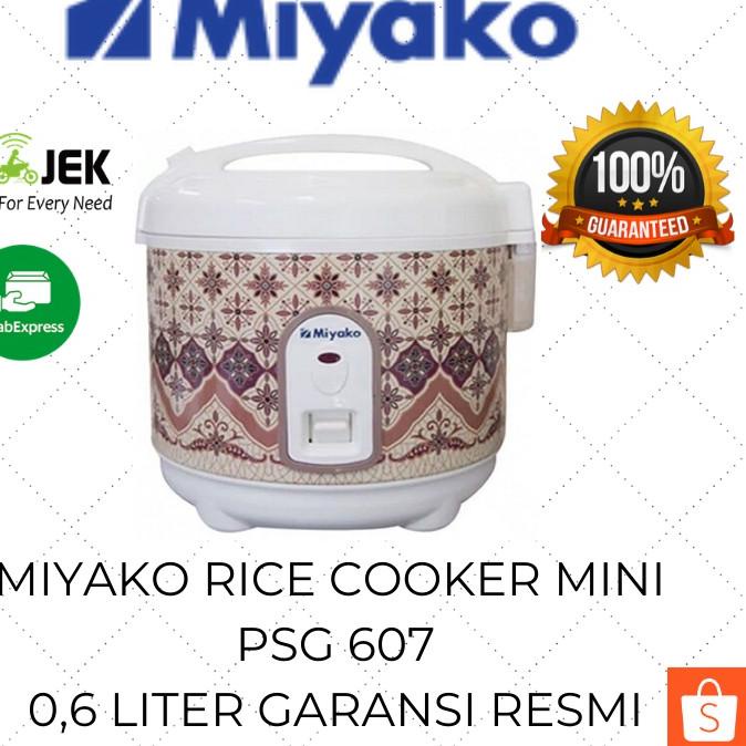 Miyako Rice Cooker Mini 0.6 Liter PSG 607 / Mejikom Murah / Magic Com Kecil / Mejicom / Magic Jar