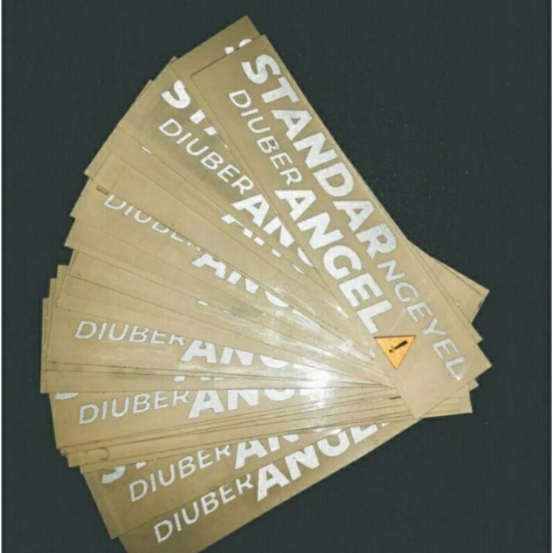 stiker Standar Ngeyel Cutting