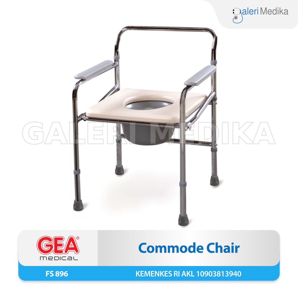 GEA Commode Chair (Kursi BAB) FS896 / FS-896 / FS 896