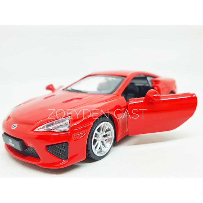 Apolo MSZ miniatur diecast mobil Lexus LFA skala 1:43