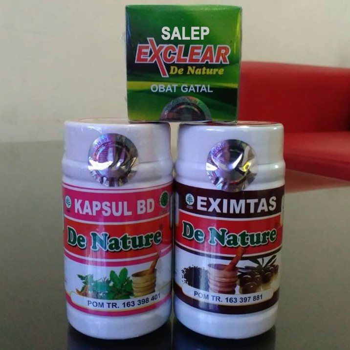 Obat Herbal Exim/Eksim Basah/ Eksim Kering Kadas Kudis Asli Ampuh Dan Tanpa Efek Samping DeNature-1