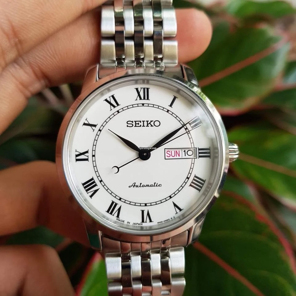 Seiko Presage SRP761J1 Sapphire White Dial - Jam Tangan Pria SRP761