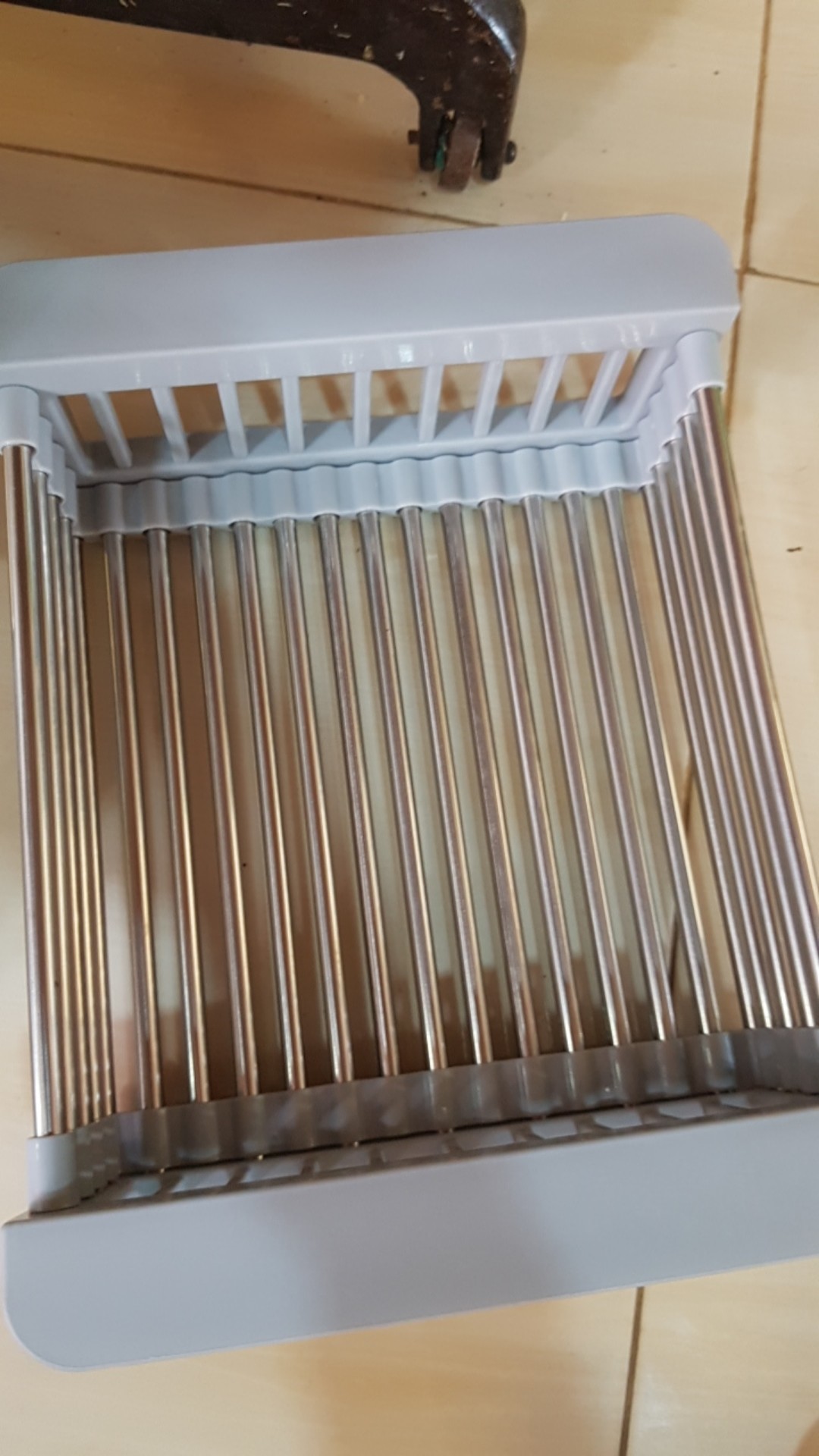 Keranjang Gantung Stainless / Pengering Alat Dapur Buah Sayur