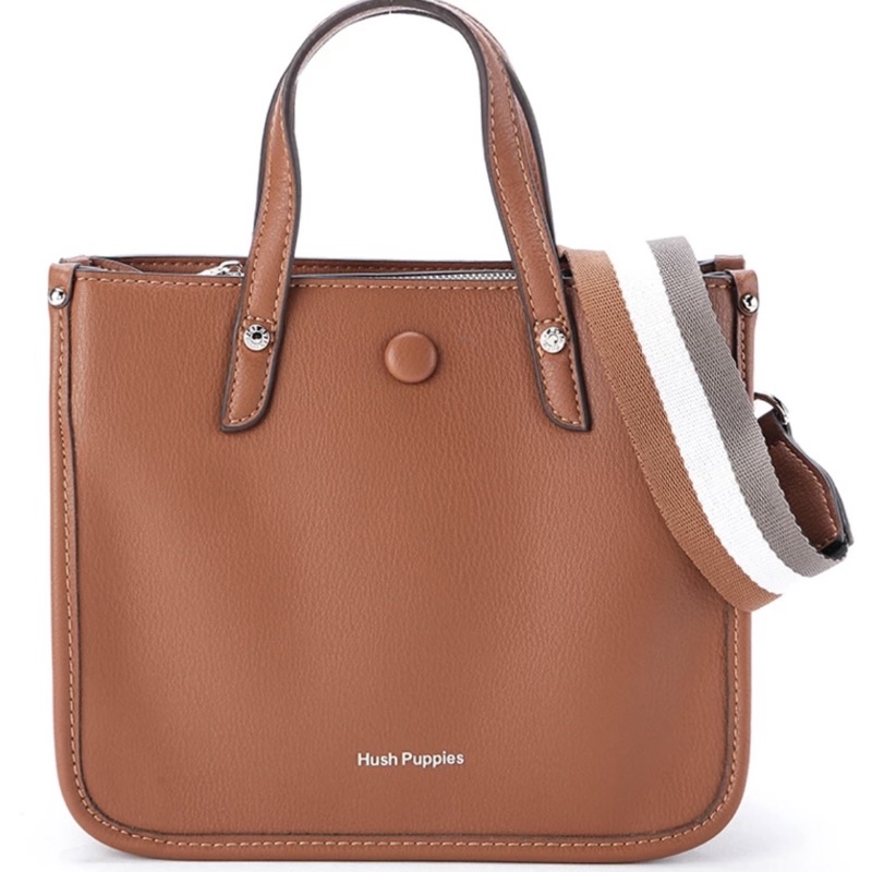 [Preloved] Hush Puppies Portia Satchel size M Cognac